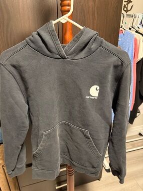 Kids Carhartt Black Hoodie (L 14-16)